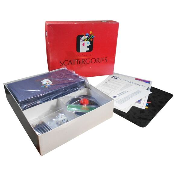 Game of Scattergories Milton Bradley #4917 1988 First Edition Vintage Complete - Picture 1 of 11